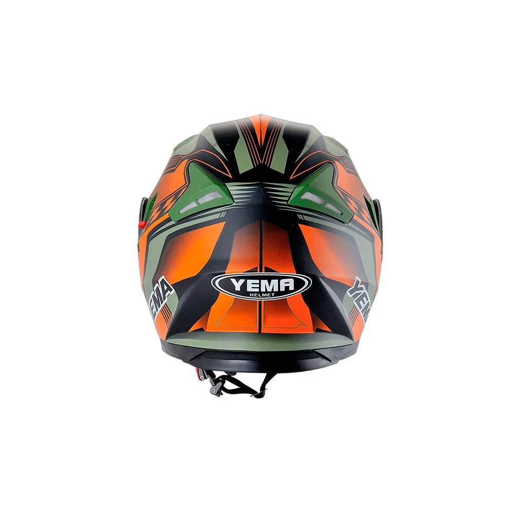 Casco Abatible Yema P8930 | Talla L Forro Extraible Color Verde — foto 4