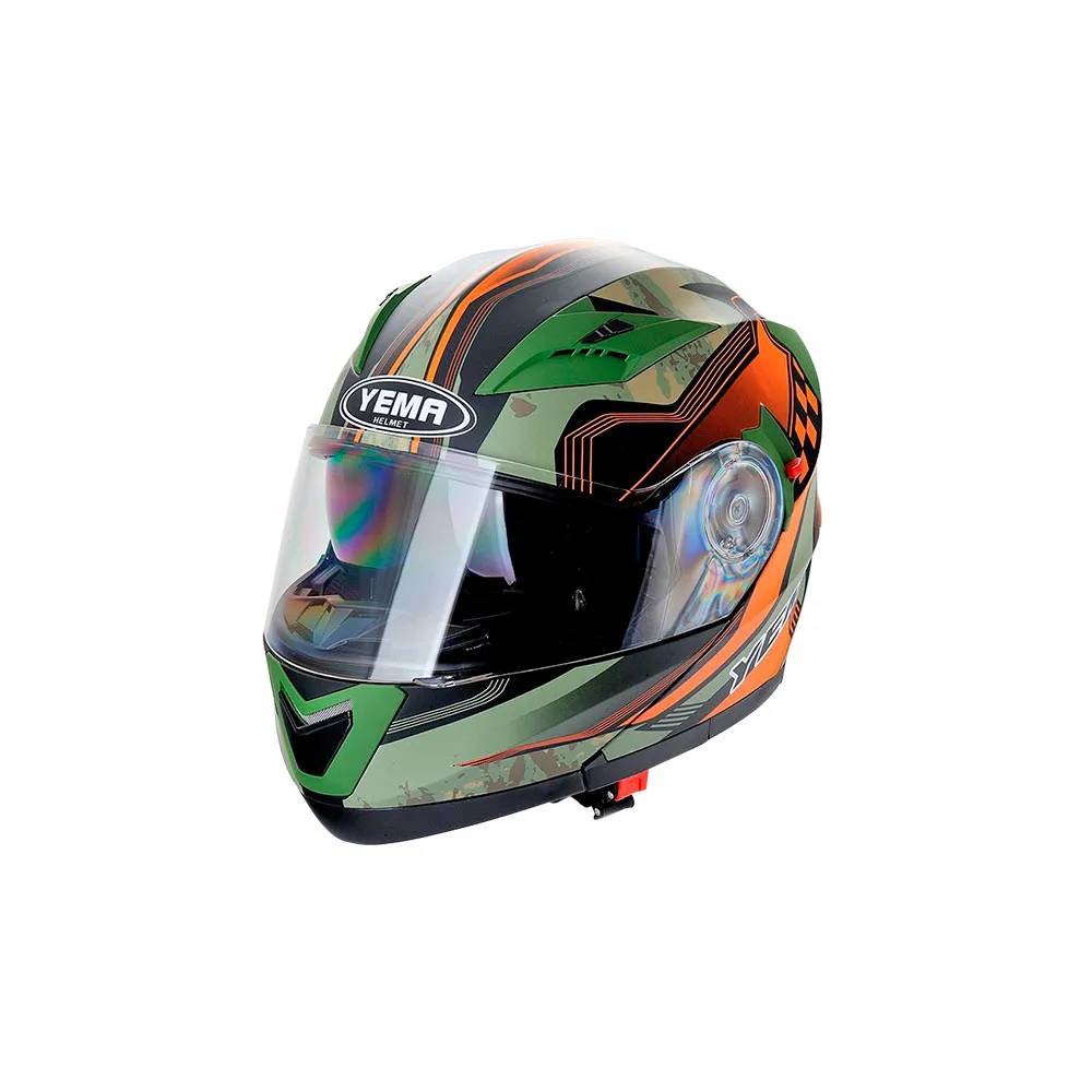 Casco Abatible Yema P8930 | Talla XL Forro Extraible Color Verde — foto 2