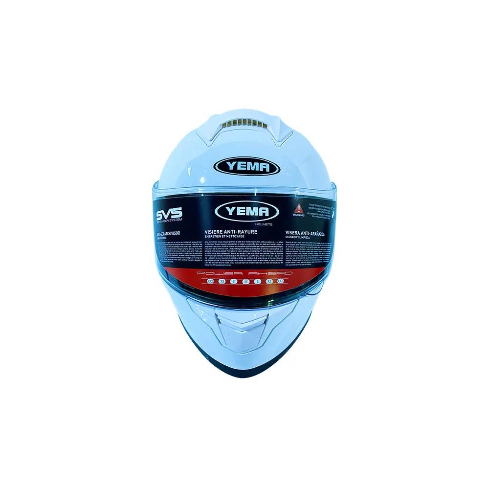 Casco Abatible Yema P8930 | Talla M Forro Extraible Color Blanco — foto 3