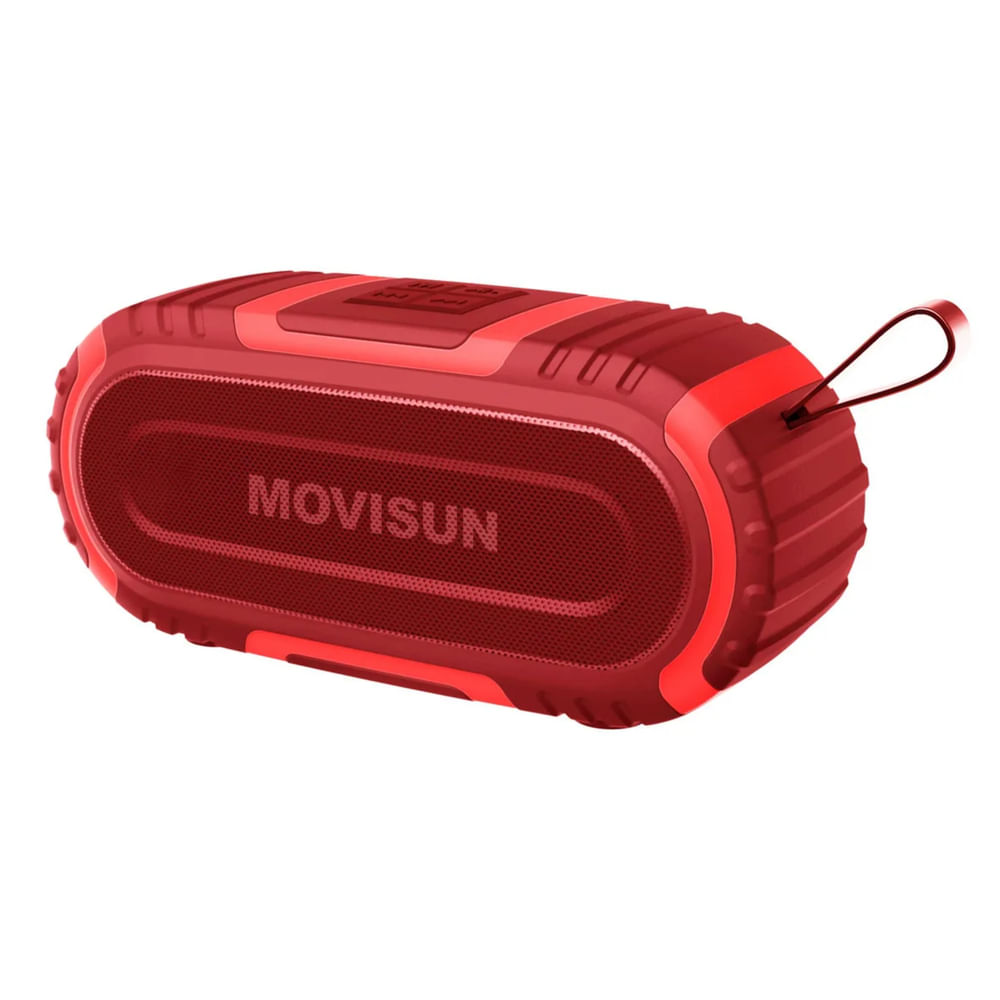 Parlante Portable Movisun Power Zero P88626 | 10 Watts Color Rojo PWZRJ