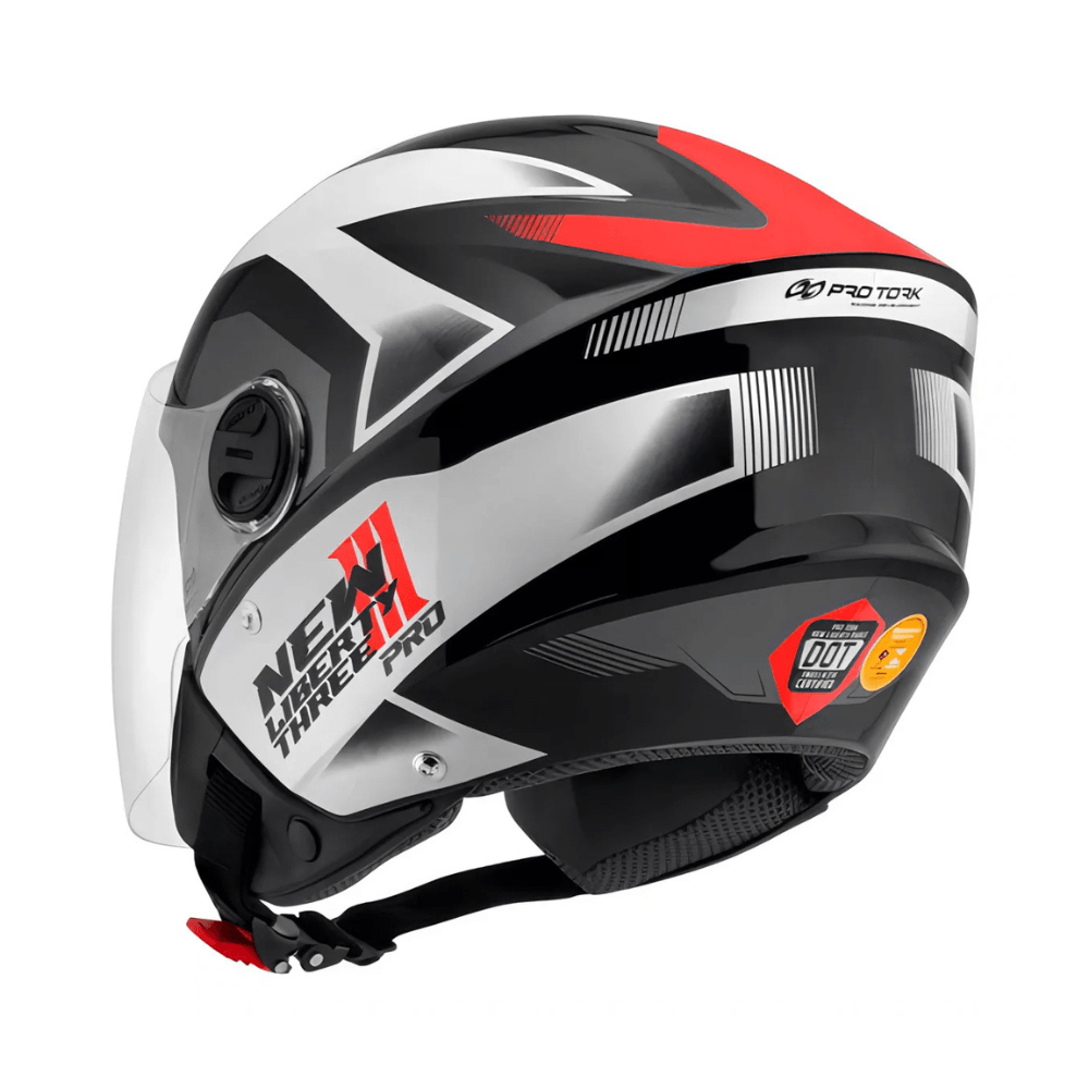 Casco Pro Tork Abierto New Liberty 3 Pro P8825 | Talla M Color Rojo — foto 2