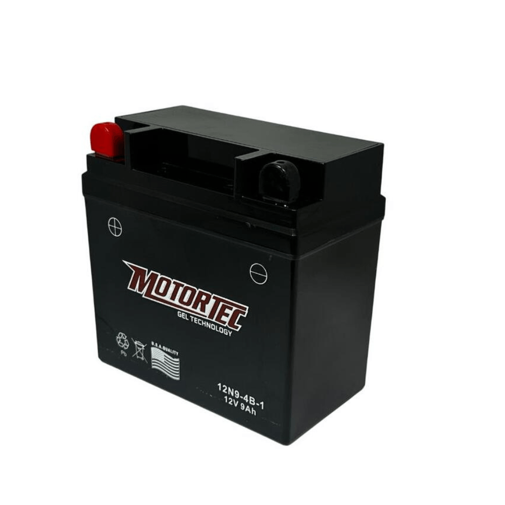 Bateria De Gel Motortec 12N9-4B P8825 | 12V–9Ah Color Negro — foto 2