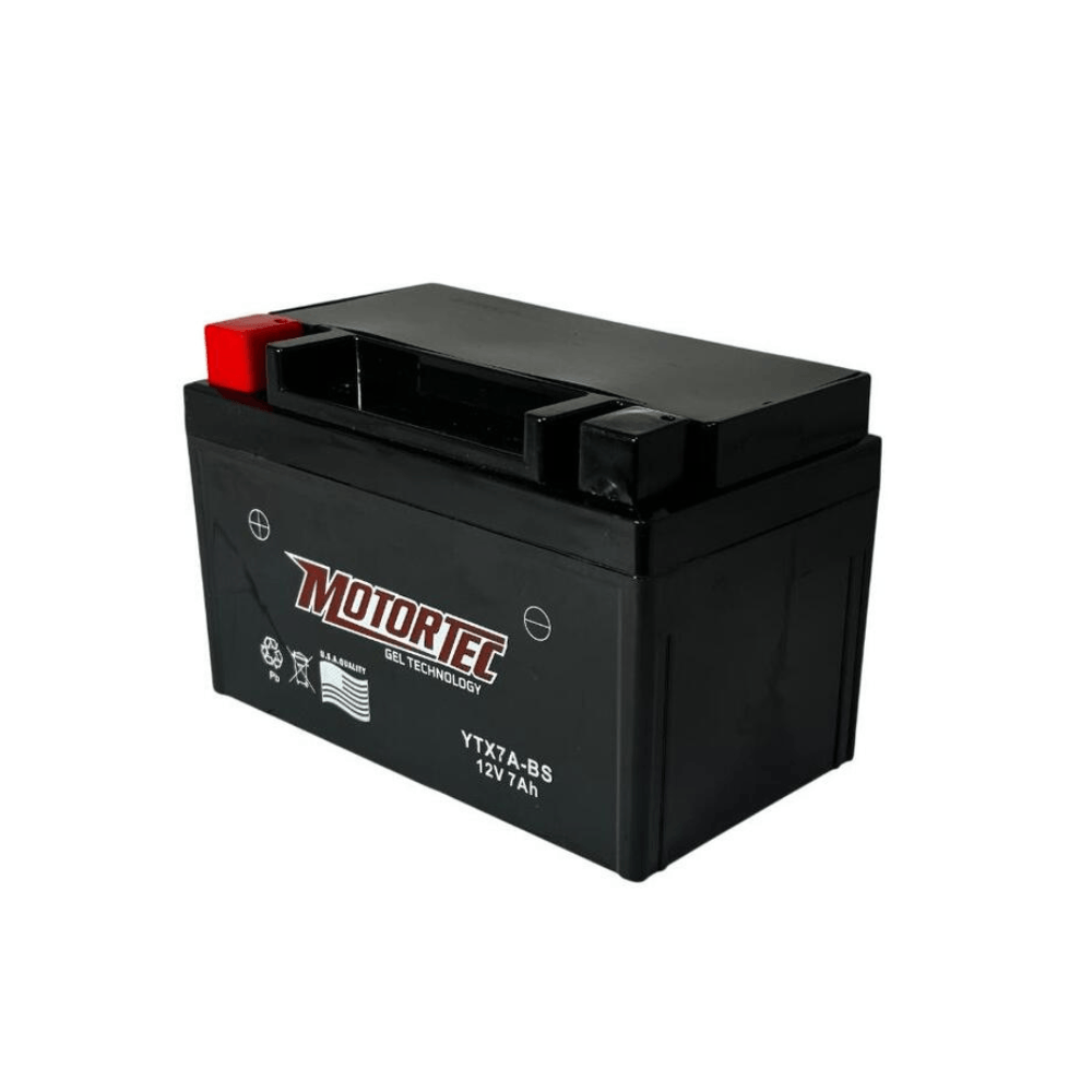Bateria De Gel Motortec Ytx7A P8825 | 12V–6Ah Color Negro — foto 2