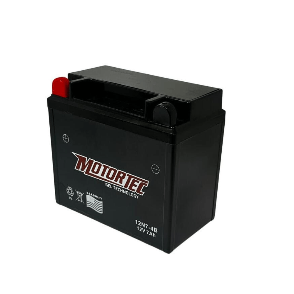 Bateria De Gel Motortec 12N7-4B P8825 | 12V–7Ah Color Negro — foto 2