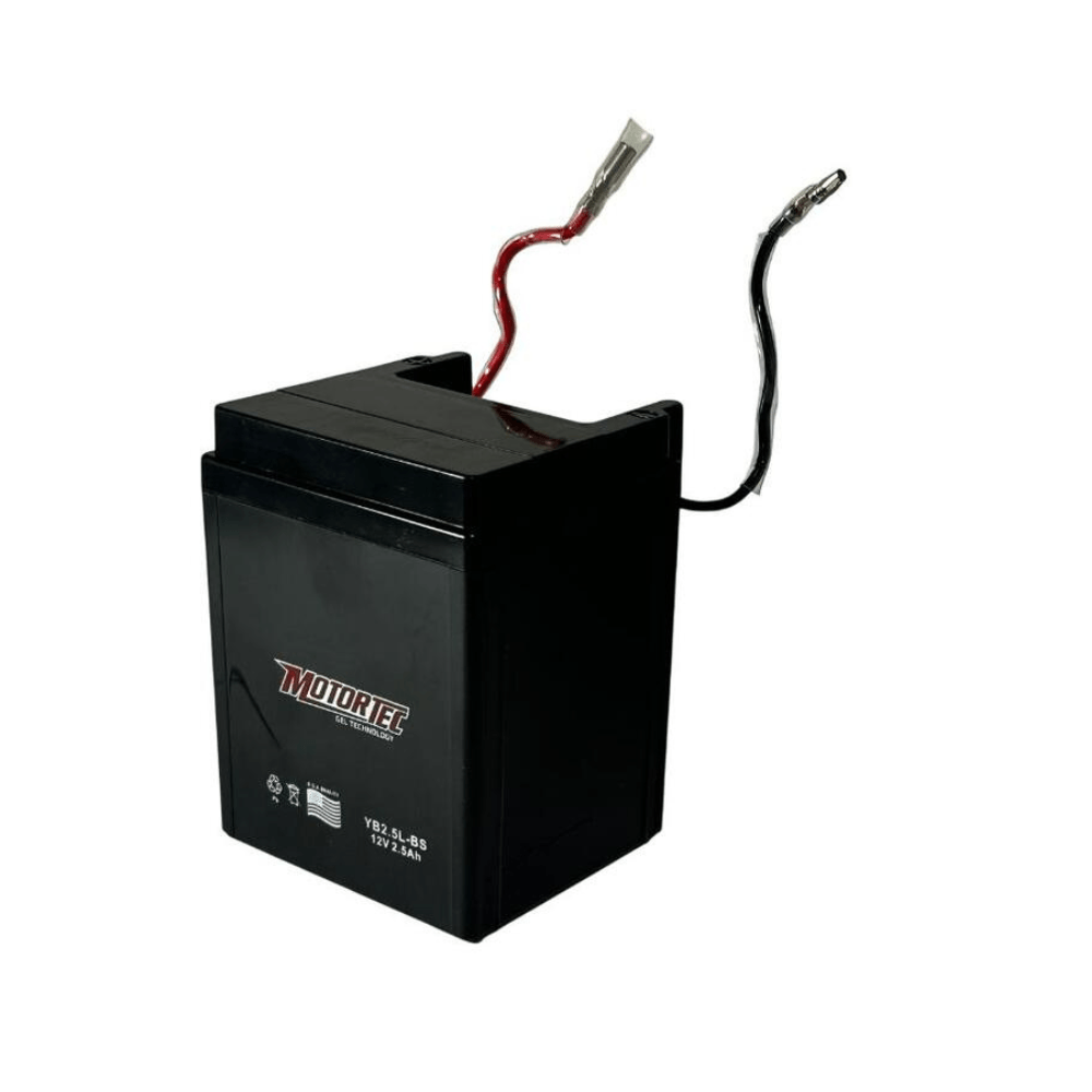 Bateria De Gel Motortec Yb2.5L P8825 | 12V–2,5Ah Color Negro — foto 2