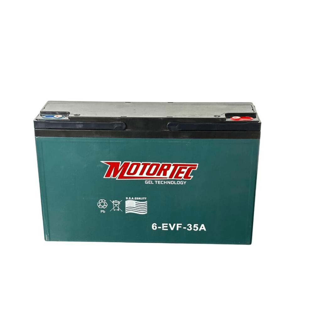 Bateria Eléctrica Motortec 6-Evf-35A P8825 | 12V-35Ah Color Negro