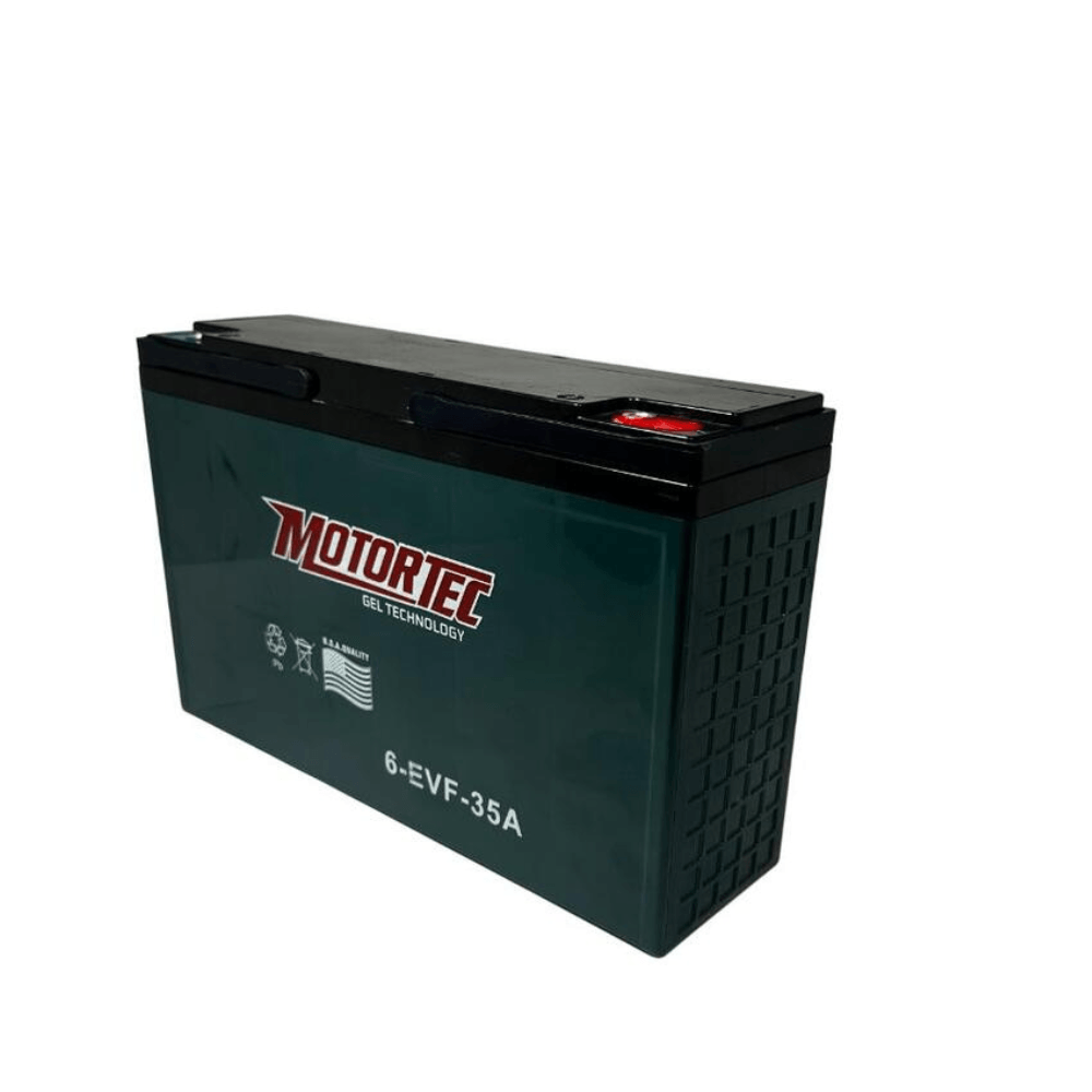 Bateria Eléctrica Motortec 6-Evf-35A P8825 | 12V-35Ah Color Negro — foto 2