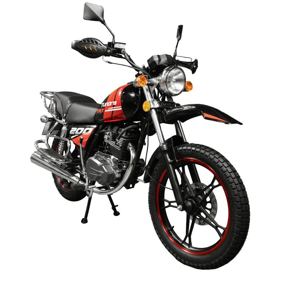 MOTO TND TD200GNX 2027 NEGRO ROJO