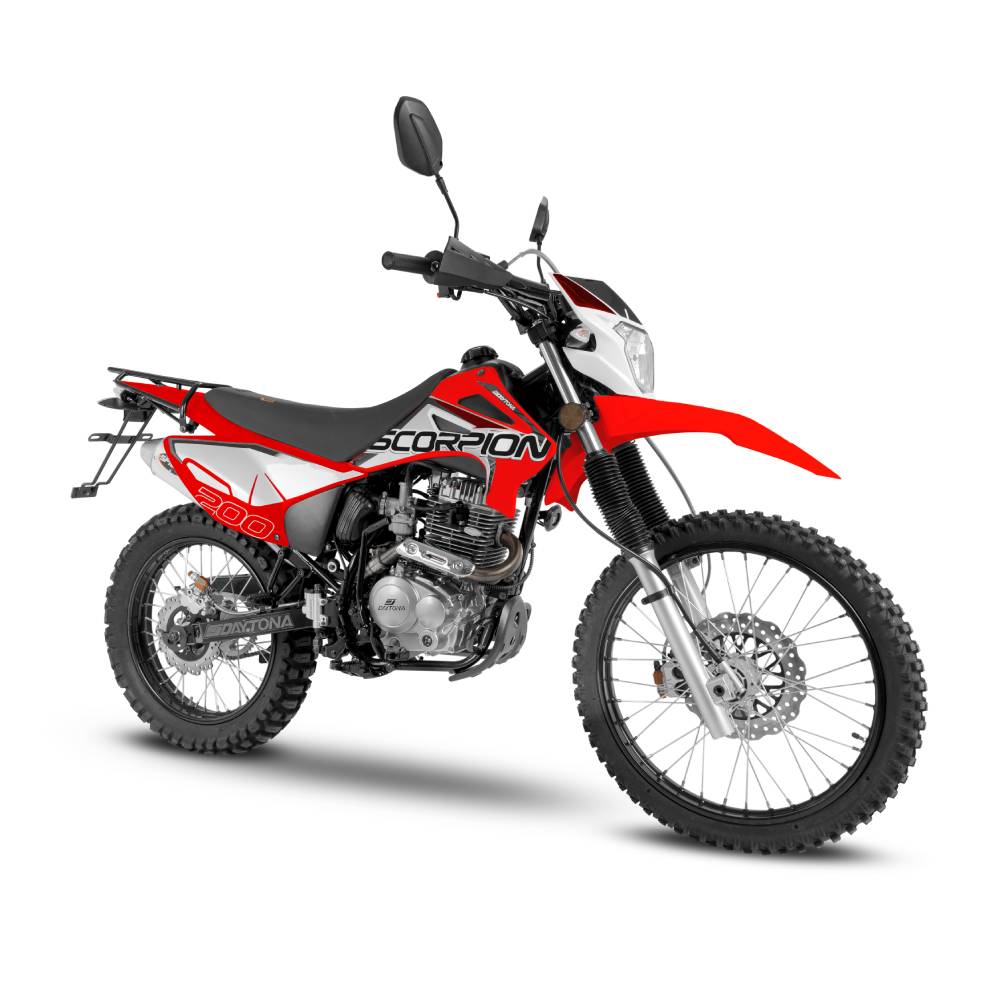 MOTO DAYTONA DY200 SCORPION ROJO 2026