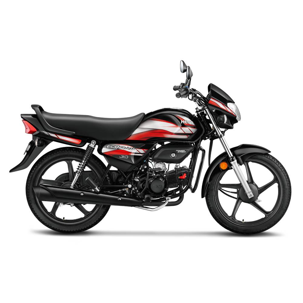 MOTO HERO ECO Deluxe NEGRO/ROJO 2026