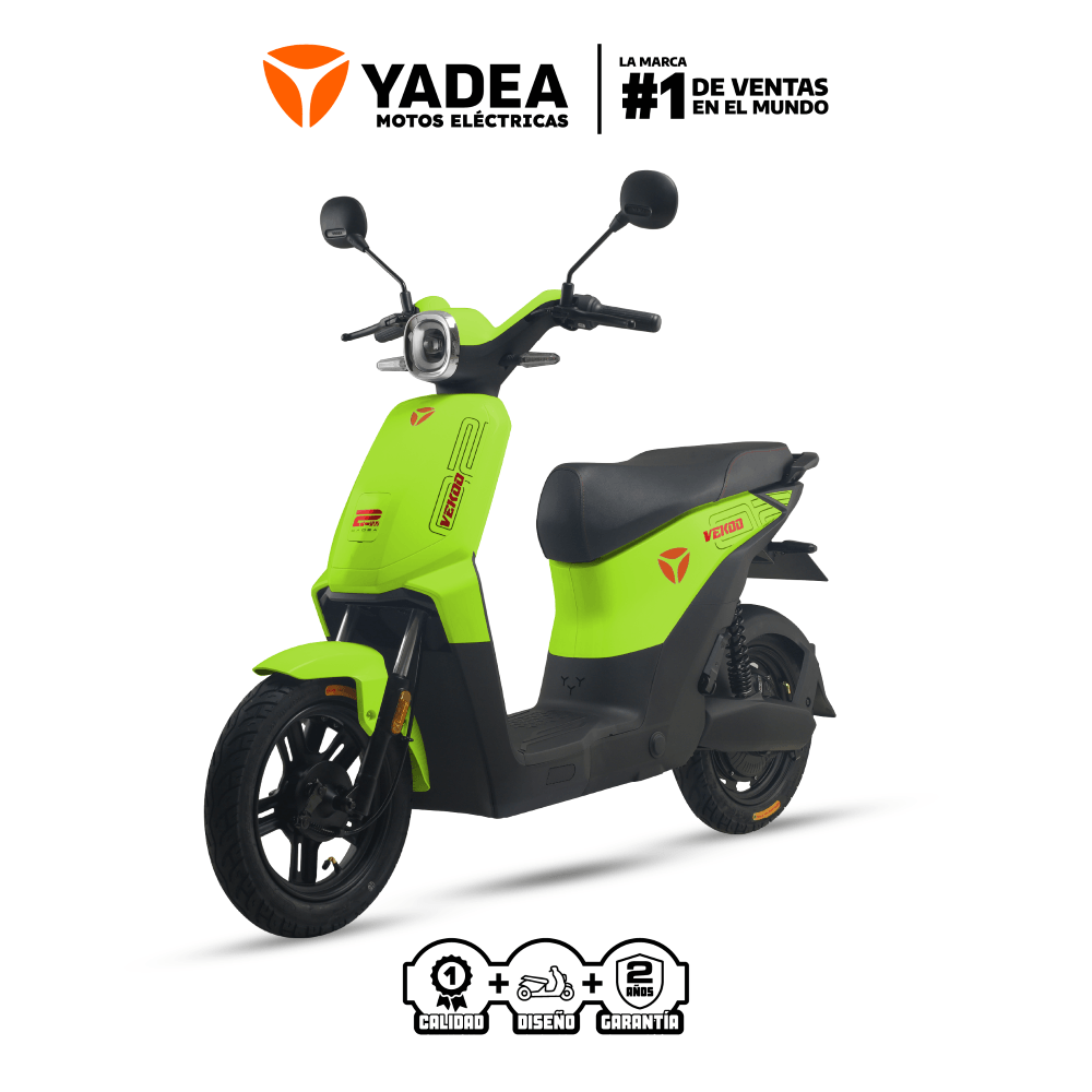 Scooter Electrico Yadea Vekoo P8824 | 1000 Watts Color Verde