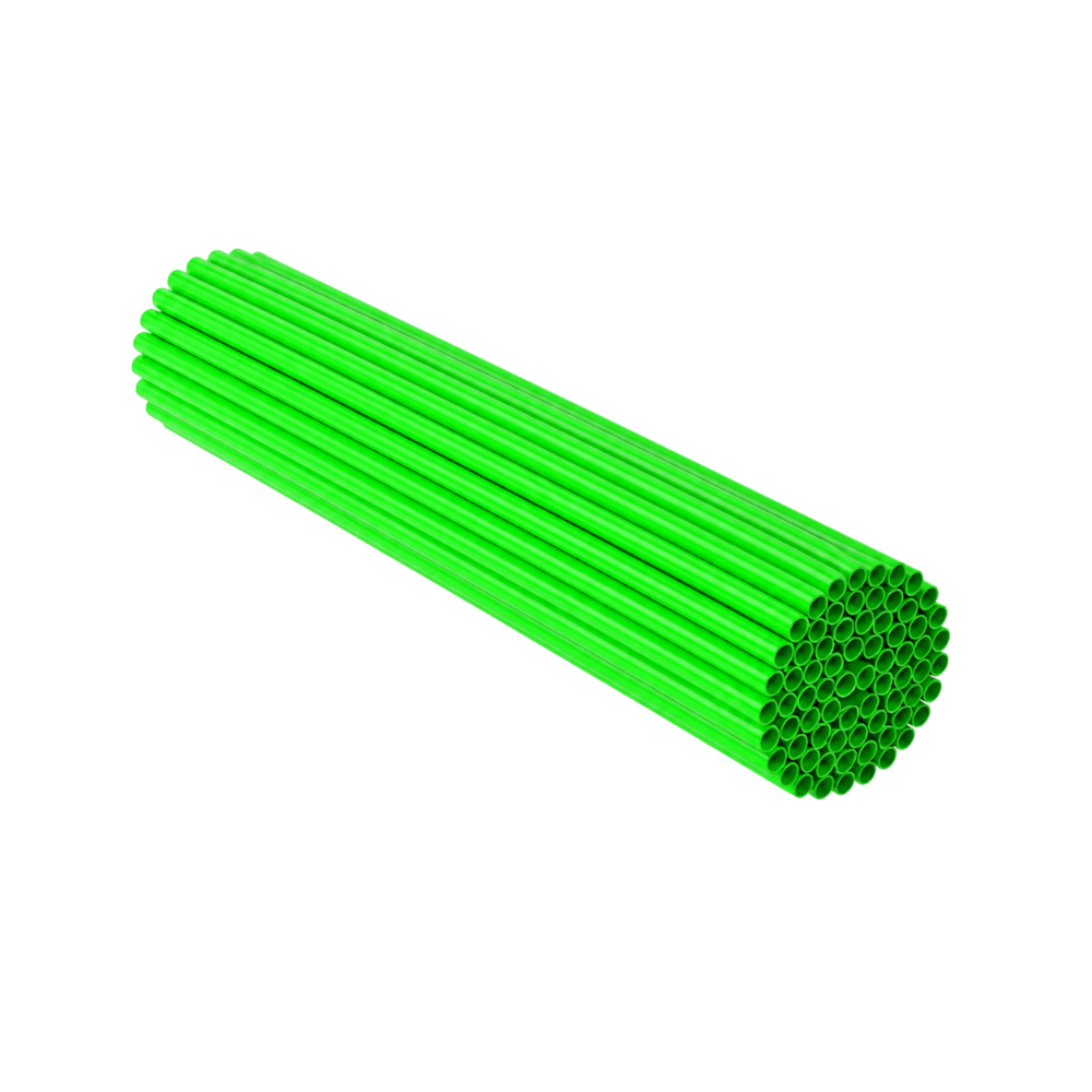 Sorbete Para Rayos Moto DK Parts P8834 | 240Mm 36 Unidades Color Verde Neon — foto 3