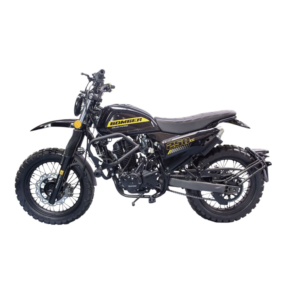 MOTO DUKARE DK250 BOMBER 4V NEGRO - AMARILLO 2027