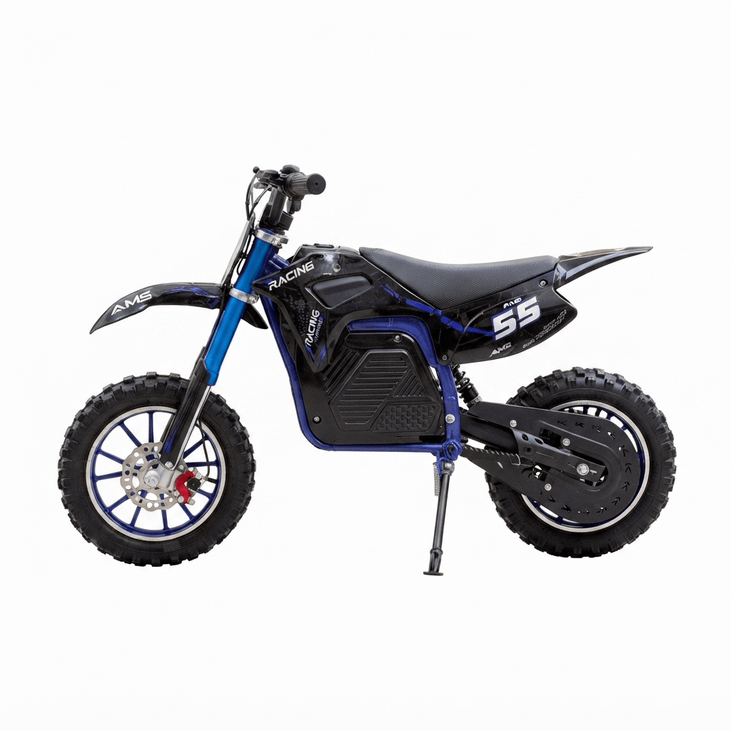 Moto Pit Bike Eléctrica Ams 706 E P88652 | 1000 Watts Color Azul
