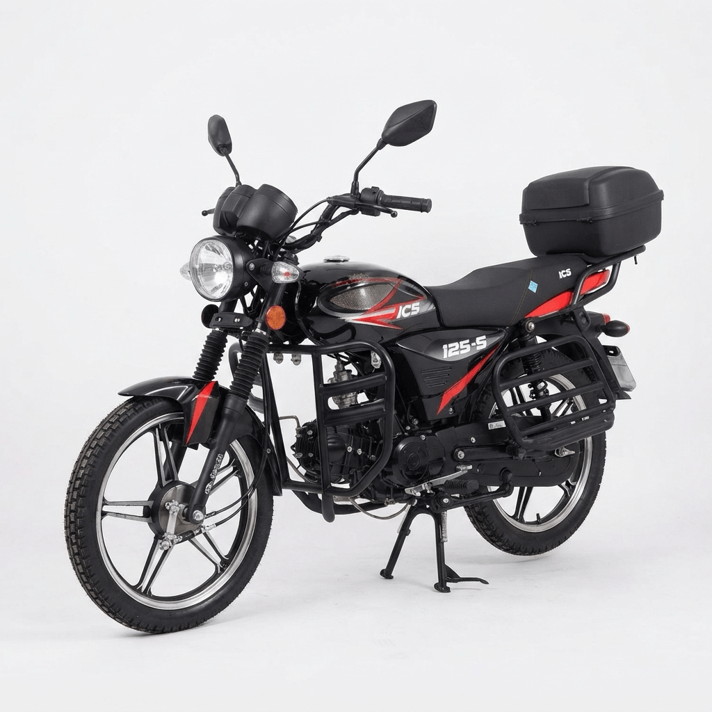 MOTO ICS 125S MAX 2027 NEGRO ROJO