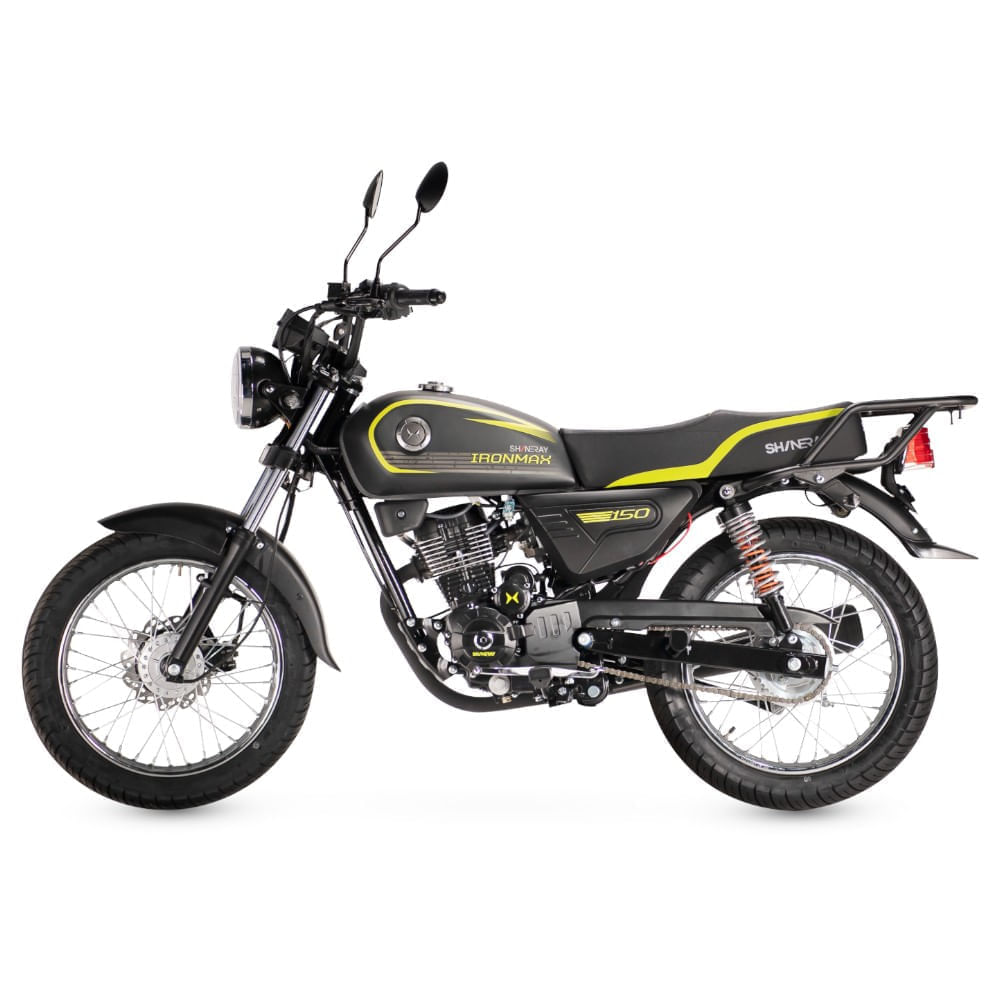 MOTOCICLETA IRONMAX 149 2027 PLOMO-VERDE