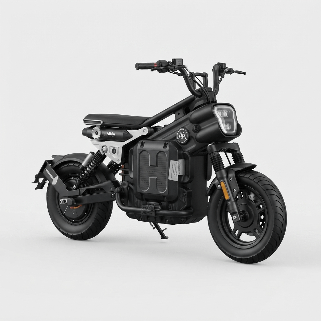 Scooter Eléctrico Aima Hyhawnk P86139 | 1200 Watts 50 Km Color Negro